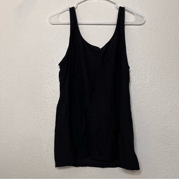 Eileen Fisher black tank top size Small - Picture 2 of 4